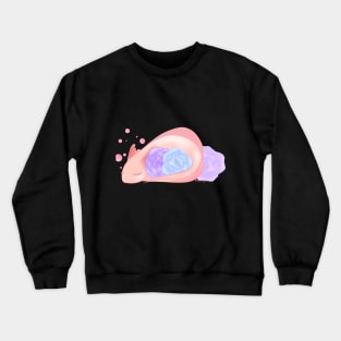 Sleepy Sweetly Axolotl Crewneck Sweatshirt